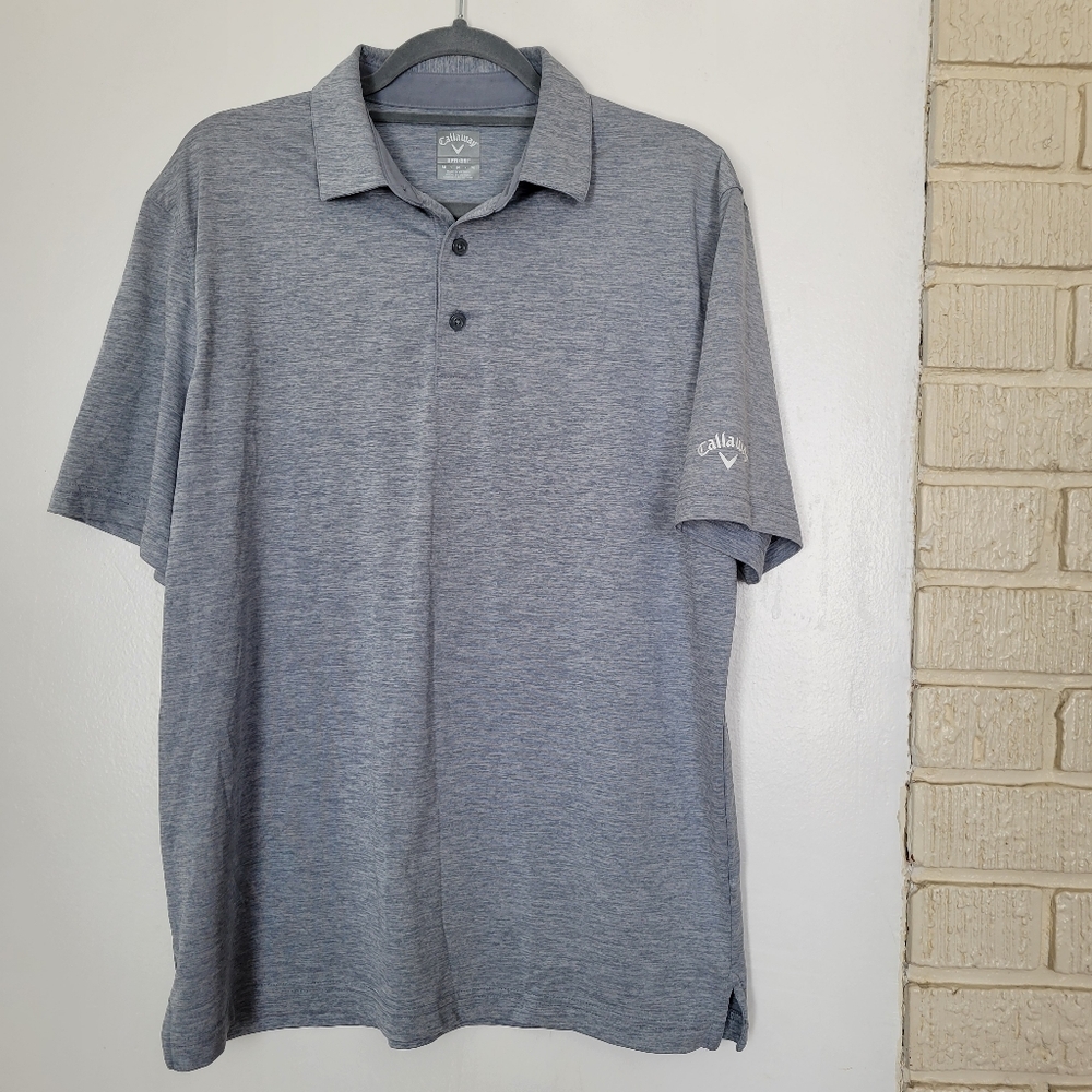 Callaway Golf opyi-dri polo shirt in grey Size Medium